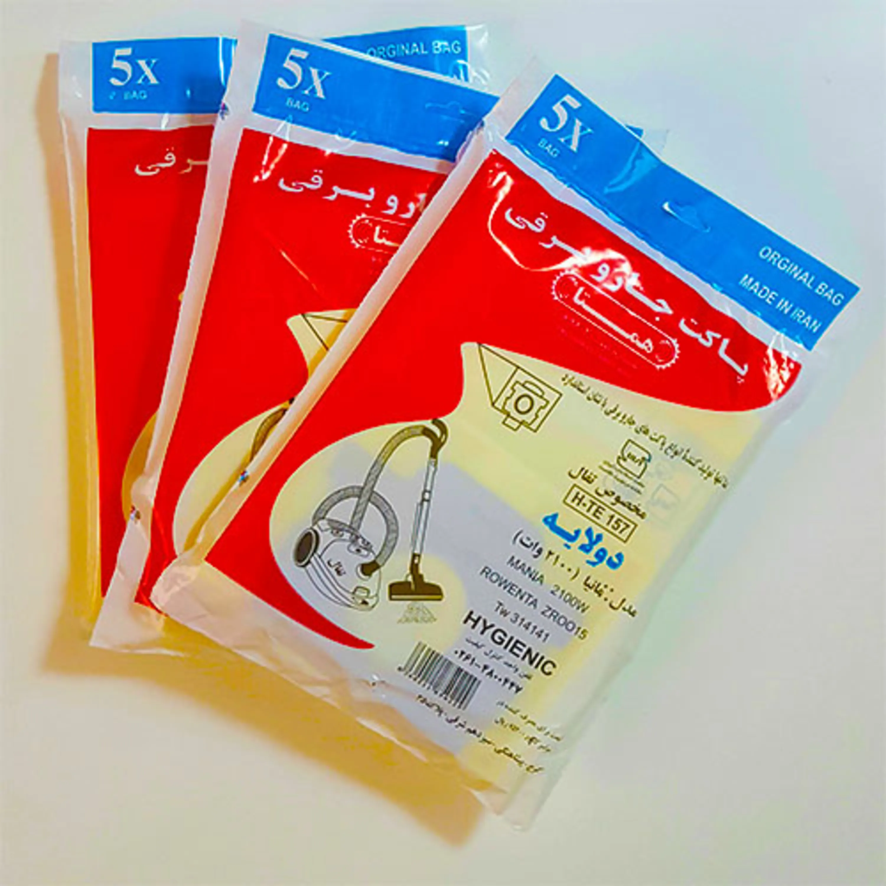 سه بسته پاکت جاروبرقی تفال مانیا همتا سه بسته پاکت جاروبرقی تفال مانیا همتا